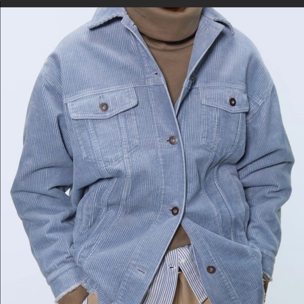 ZARA CORDUROY SHACKET